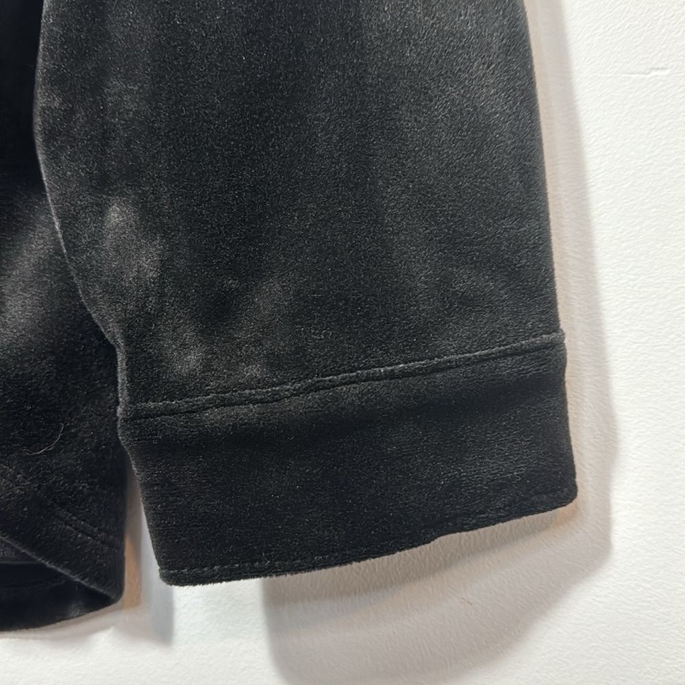 Calvin Klein Black Velour Button Front Shirts in Size 1X & 2x - Picture 5 of 12